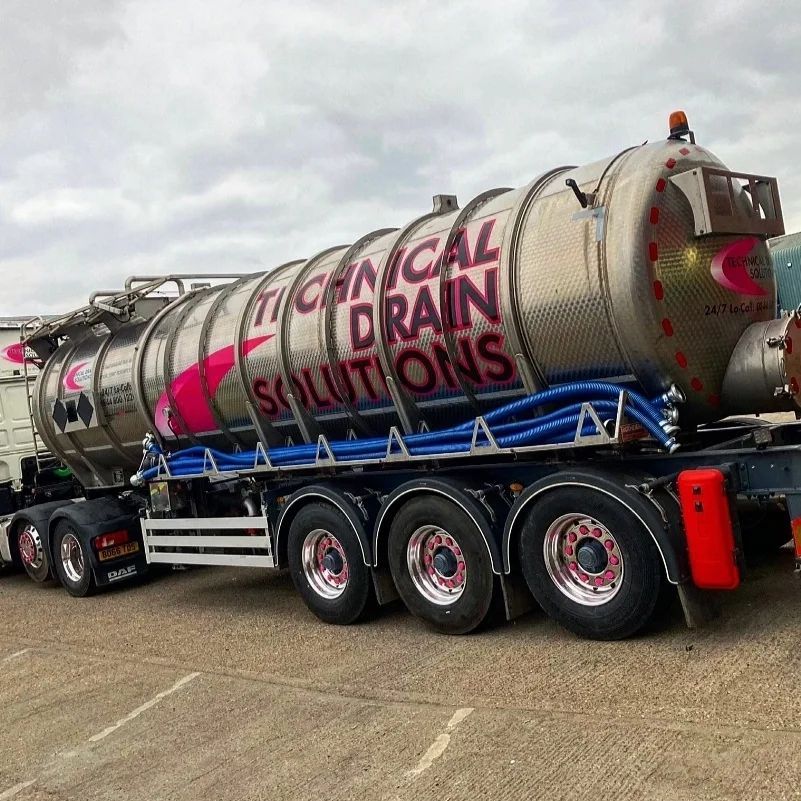 TDS liveried vacuum tanker